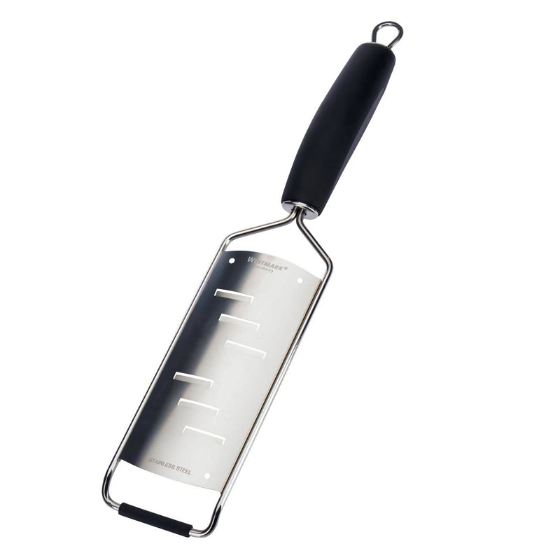 Westmark Mikroteräraastin – tehokas ja helppokäyttöinen raastin ruostumattomasta teräksestä, ergonomisella kahvalla keittiökäyttöön.