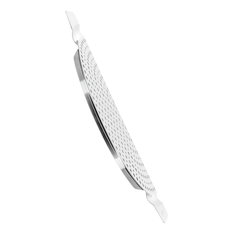 Sivuprofiili Westmark kaatoläviköstä ruostumattomasta teräksestä, kompakti ja tilaa säästävä muotoilu.