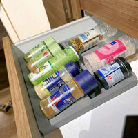 Maustepurkkiteline vetolaatikkoon - 10 paikkaa, järjestää mausteet siististi vetolaatikossa kotimaisella säilytysratkaisulla.