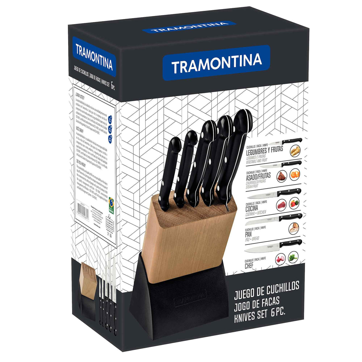 Tramontina Ultracorte veitsitukin pakkaus