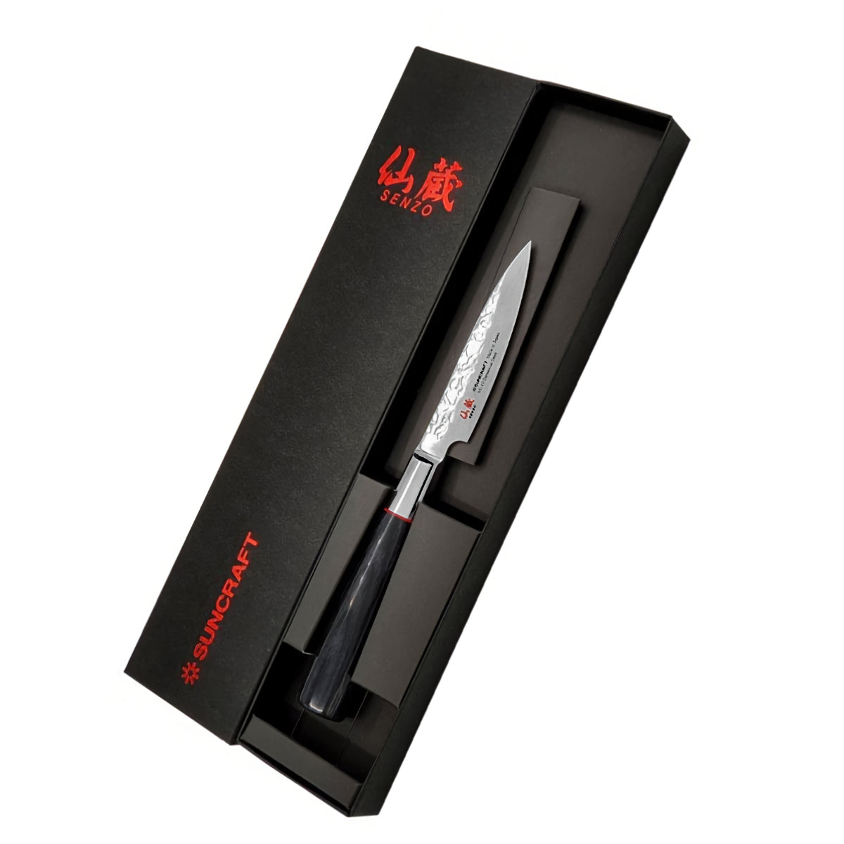 Suncraft Senzo  Damascus Classic Kuorimaveitsi 8 cm