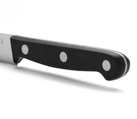 Arcos veitsen kahva, musta ja hopea yksityiskohdat