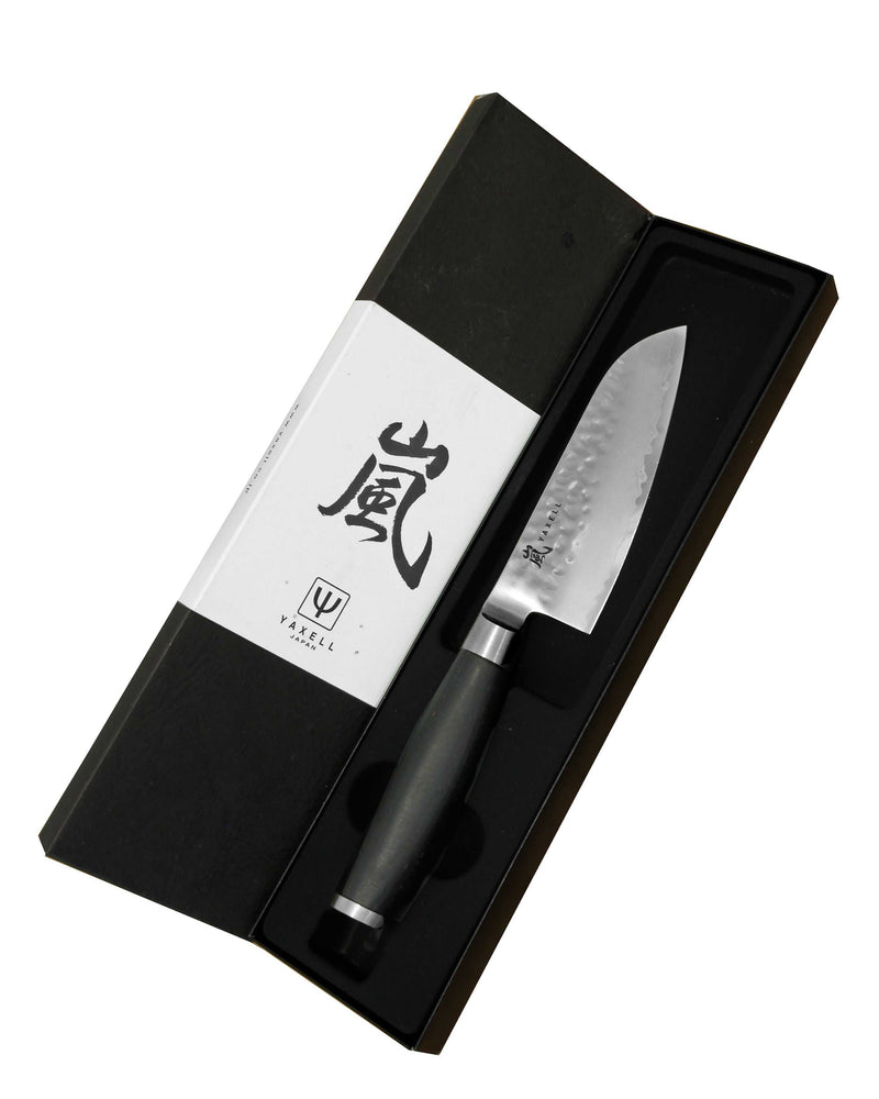 Yaxell TAISHI minisantoku 12,5 cm pakkauksessa, musta lahjapakkaus