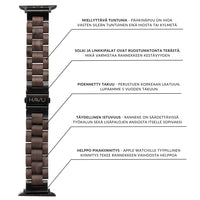 Apple Watch -ranneke, pähkinäpuu