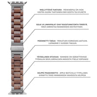 Apple Watch Ultra -ranneke, pähkinäpuu