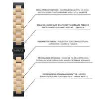 Puinen ranneke, koivu (20mm, 22mm)