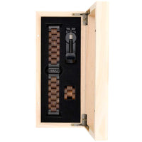 Puinen ranneke, pähkinäpuu (20mm, 22mm)