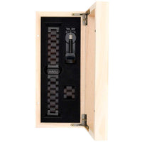 Puinen ranneke, eebenpuu (18mm, 20mm, 22mm)