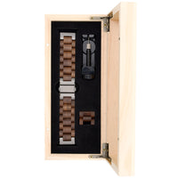 Puinen ranneke, pähkinäpuu (22mm)