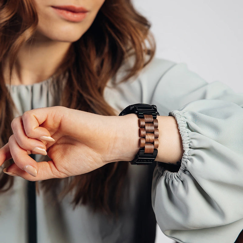 Garmin QuickFit ranneke, pähkinäpuu