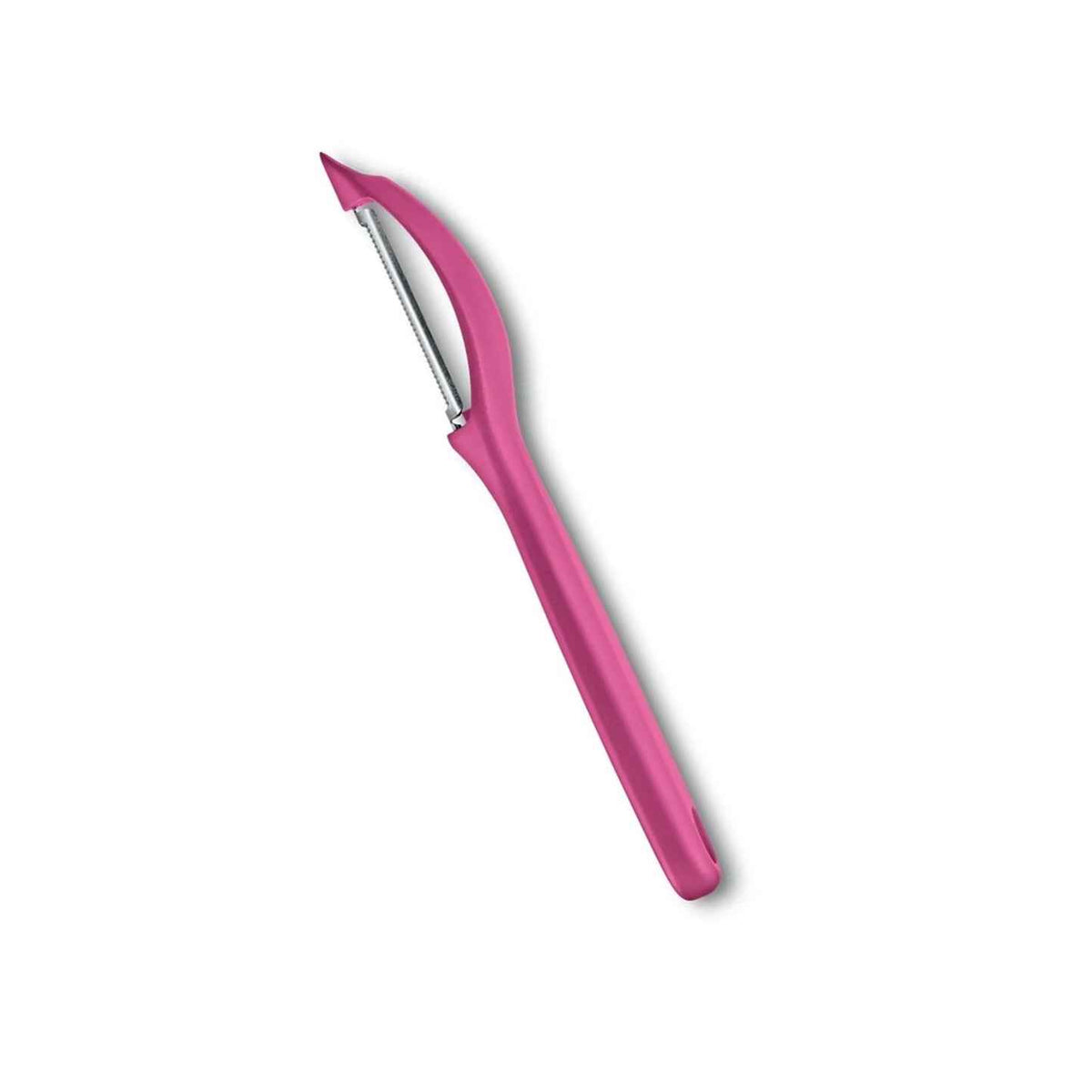 Victorinox Kuorija - Victorinox yleiskuorija violettina, terävä sveitsiläinen terä ja pitkä kahva. Täydellinen hedelmien ja vihannesten kuorintaan.