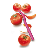 Victorinox Kuorija - Victorinox yleiskuorija kuorii tomaatteja vaivattomasti. Violetti ergonominen kuorija keittiövälineisiin.