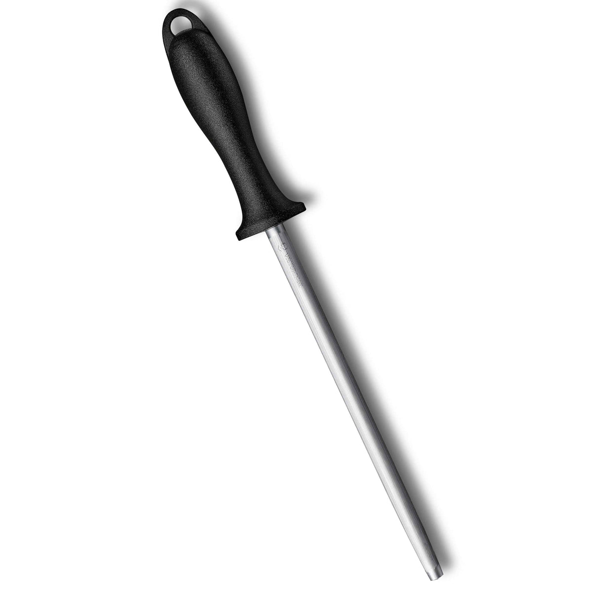 Swiss Classic Teroituspuikko, 20 cm pyöreä käsiteroitin mustalla kahvalla. Erinomainen veitsien teroittamiseen keittiössä.