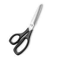 Victorinox Italy yleissakset 23 cm suljettuna, mustat kahvat ja ruostumattomasta teräksestä valmistetut terät. Kestävä valinta keittiöön.