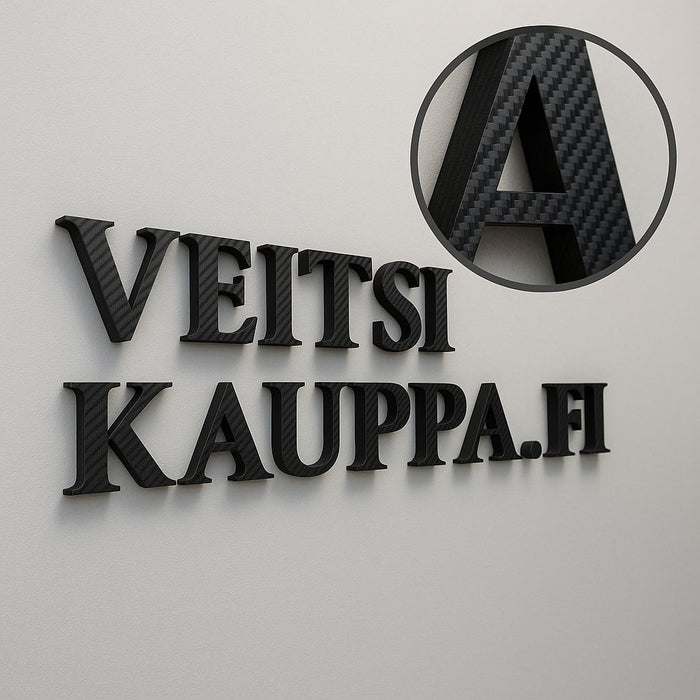 3D-Kirjain seinälle – Cinzel-tyyli (4 eri kokoa)