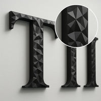 3D-Kirjain seinälle – Cinzel-tyyli (4 eri kokoa)