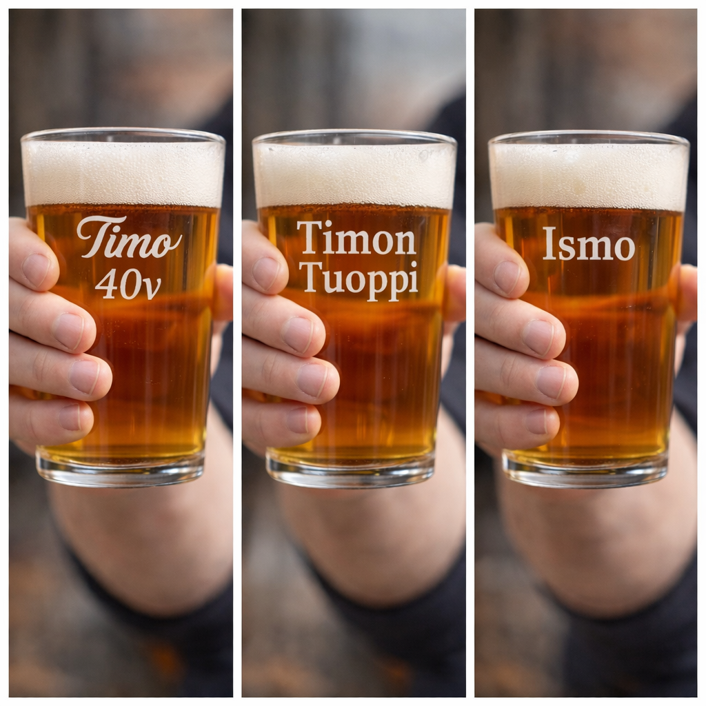 Bistro Olutlasi 51 cl kaiverruksella