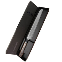 Suncraft Senzo Damascus Black Leipäveitsi, 22 cm