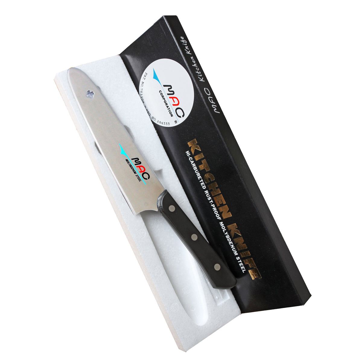 MAC Original kokkiveitsi AB-60 17 cm lahjapakkauksessa, musta laatikko