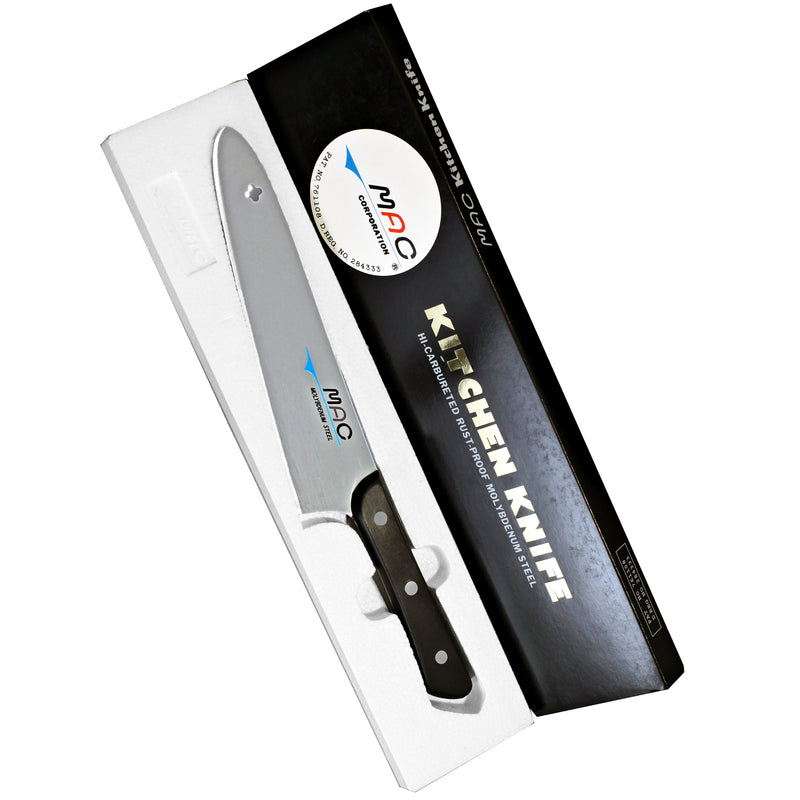 MAC Original kokkiveitsi AB-80 20 cm lahjapakkauksessa, musta laatikko