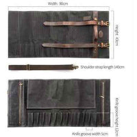 Xinzuo Veitsilaukku Olkahihnalla, 12 veitsipaikkaa