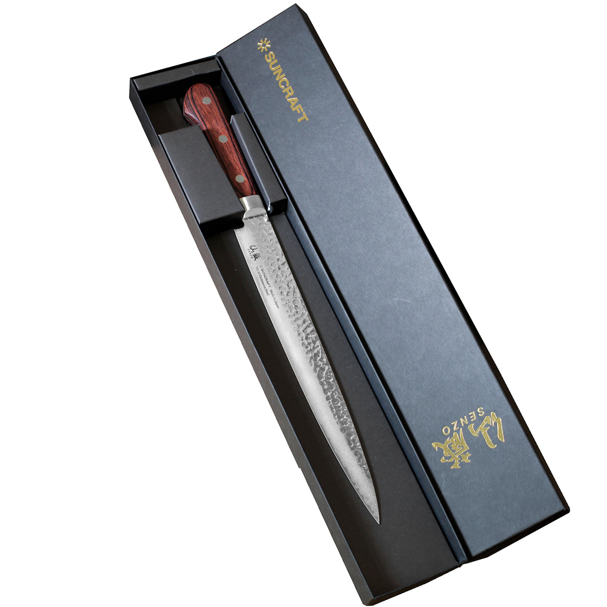 Suncraft Senzo Damascus Universal Siivutusveitsi, 24 cm