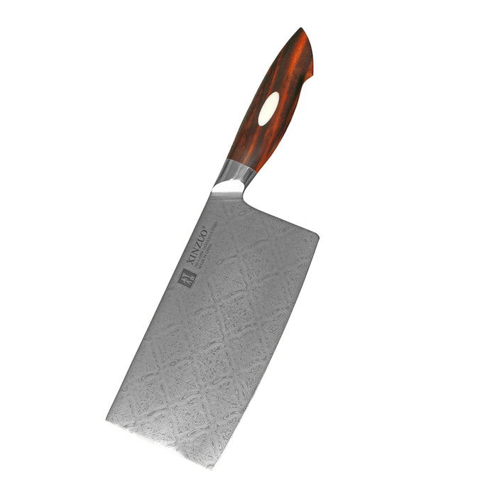 Xinzuo Jiang Damascus Kiinalainen Kokkiveitsi, 18 cm