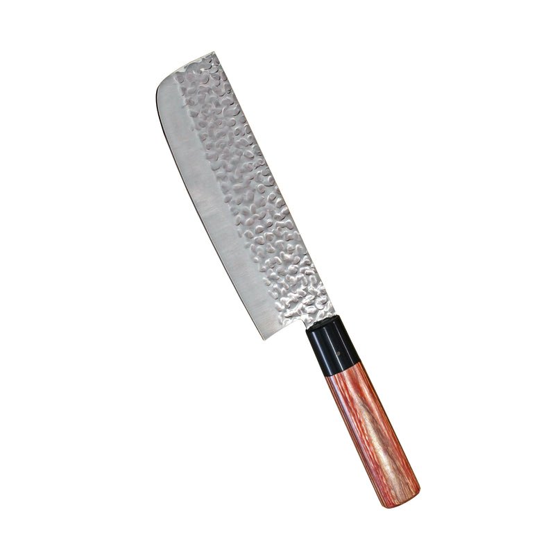 Kanetsune Seki KC-950 Nakiri - Paras vihannesveitsi, laadukas nakiri-veitsi vihannesten leikkaamiseen, puukahva ja kestävä terä.