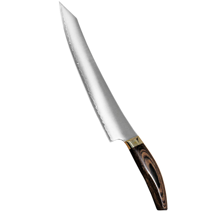 Suncraft Elegancia Siivutusveitsi 25 cm - Laadukas keittiöveitsi ruostumattomasta teräksestä, ergonomisella puukahvalla tarkkaan siivutukseen.