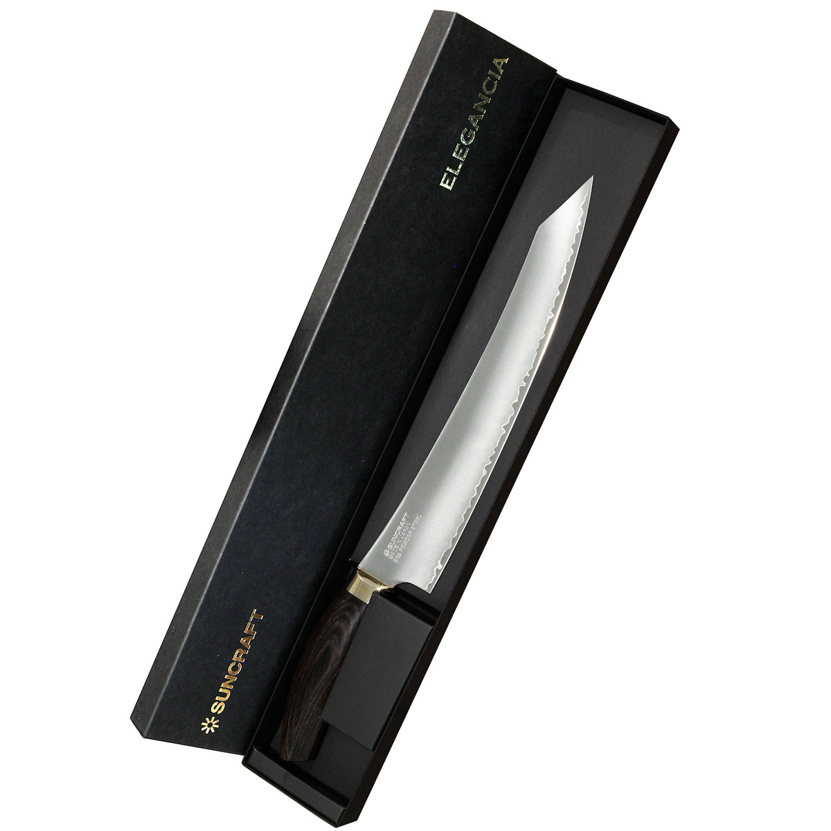 Suncraft Elegancia Siivutusveitsi 25 cm - Tyylikkäässä lahjapakkauksessa toimitettava keittiöveitsi, erinomainen lahja ruoanlaiton harrastajalle.