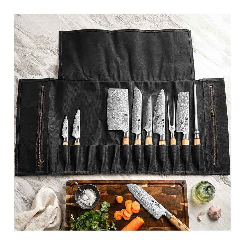 Xinzuo Veitsilaukku Olkahihnalla, 12 veitsipaikkaa