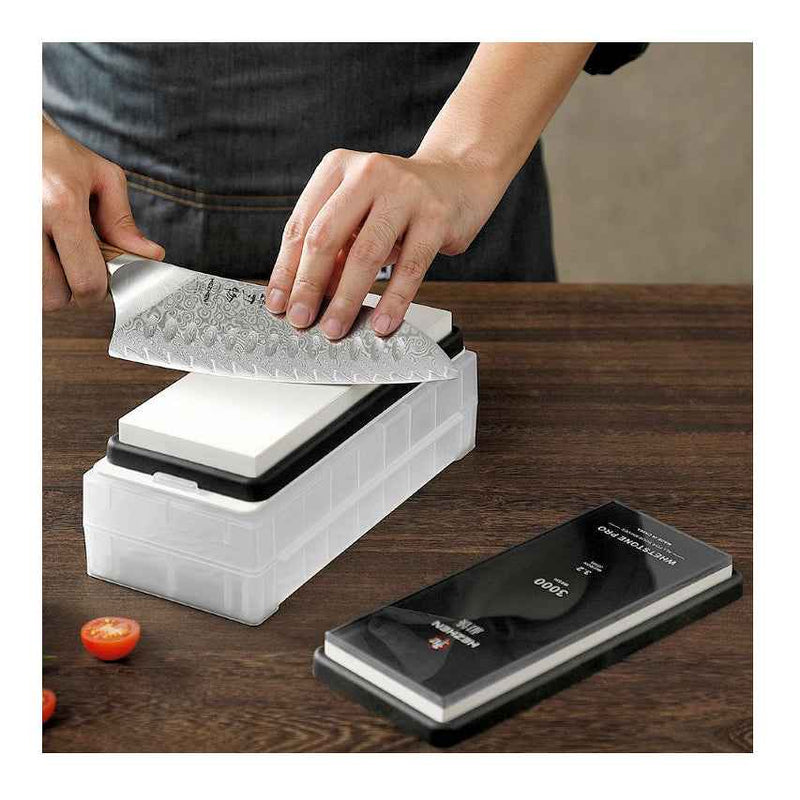 Xinzuo Glass Base Vesihiomakivi, 3000 / 10000 Grit