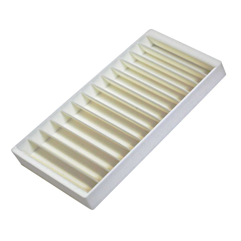 Tyhjä Maustelokerikko vetolaatikkoon, 13 lokeroa - Järjestä PLA, valkoinen säilytyslokerikko maustepusseille kotitalouksien vetolaatikoihin.