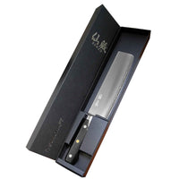 Suncraft Pro nakiriveitsi 16,5 cm mustassa lahjalaatikossa avattuna