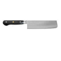 Suncraft Pro nakiriveitsi 16,5 cm, sivuprofiili suorasta terästä ja mustasta kahvasta