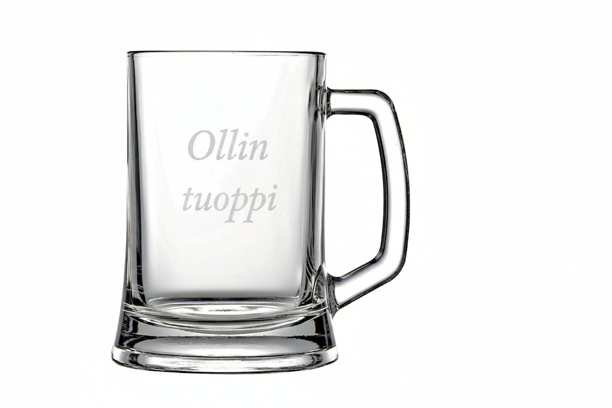 Pub Olutlasi Kahvalla, 50 cl,  Kaiverruksella