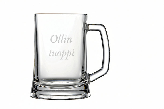 Pub Olutlasi Kahvalla, 50 cl,  Kaiverruksella