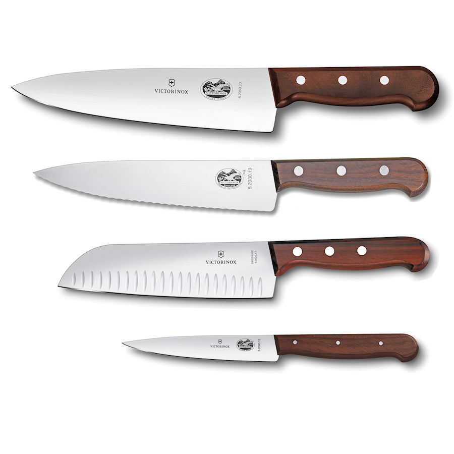 Victorinox Veitsisarja Puukahva ja Dorre Veitsimagneetti, 5 osaa