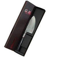 Suncraft Senzo Damascus Mini Kokkiveitsi 10 cm - Huippulaatua, ylellinen lahjapakkaus korostaa veitsen premium-laatua ja tekee siitä täydellisen lahjan kokille.