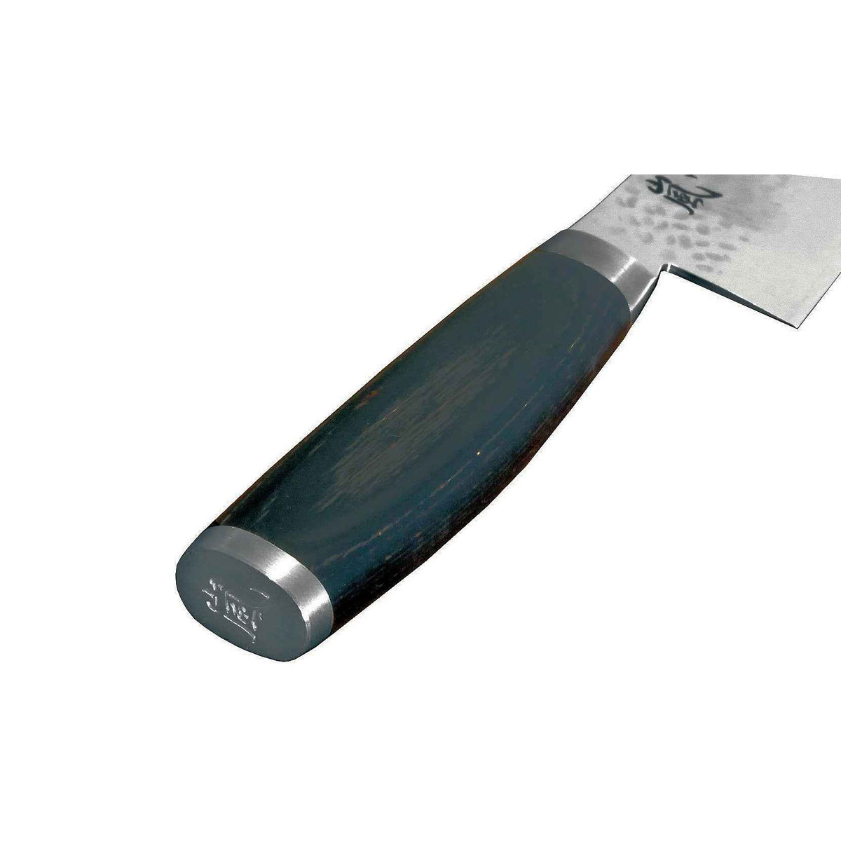 Yaxell Taishi vihannesveitsi 12 cm, musta kahva ja terä lähikuvassa