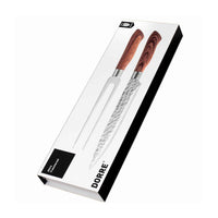 Dorre paistiveitset ja haarukka setti lahjapakkauksessa, ihanteellinen keittiöväline lahjaksi tai omaan käyttöön.