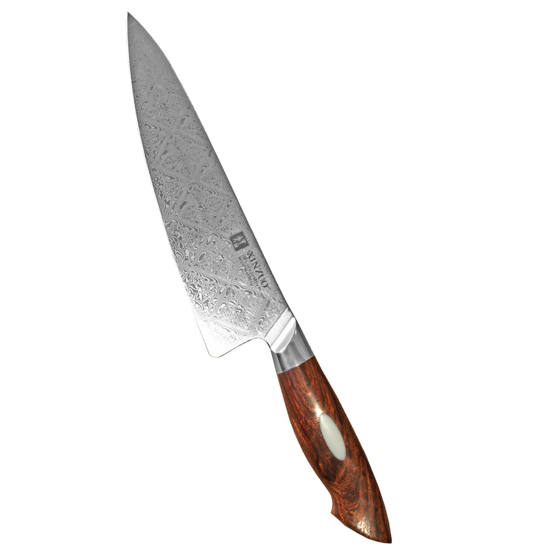 Leveässä teräss näkyy ykilöllinrn 110 kerroksesta muodostuva damacus  yksilöllinen kuvio