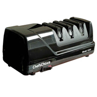 Chef's Choice Trizor 15XV veitsenteroitin mustana, kolmivaiheinen sähköinen teroitin keittiöön, malli 15XV.
