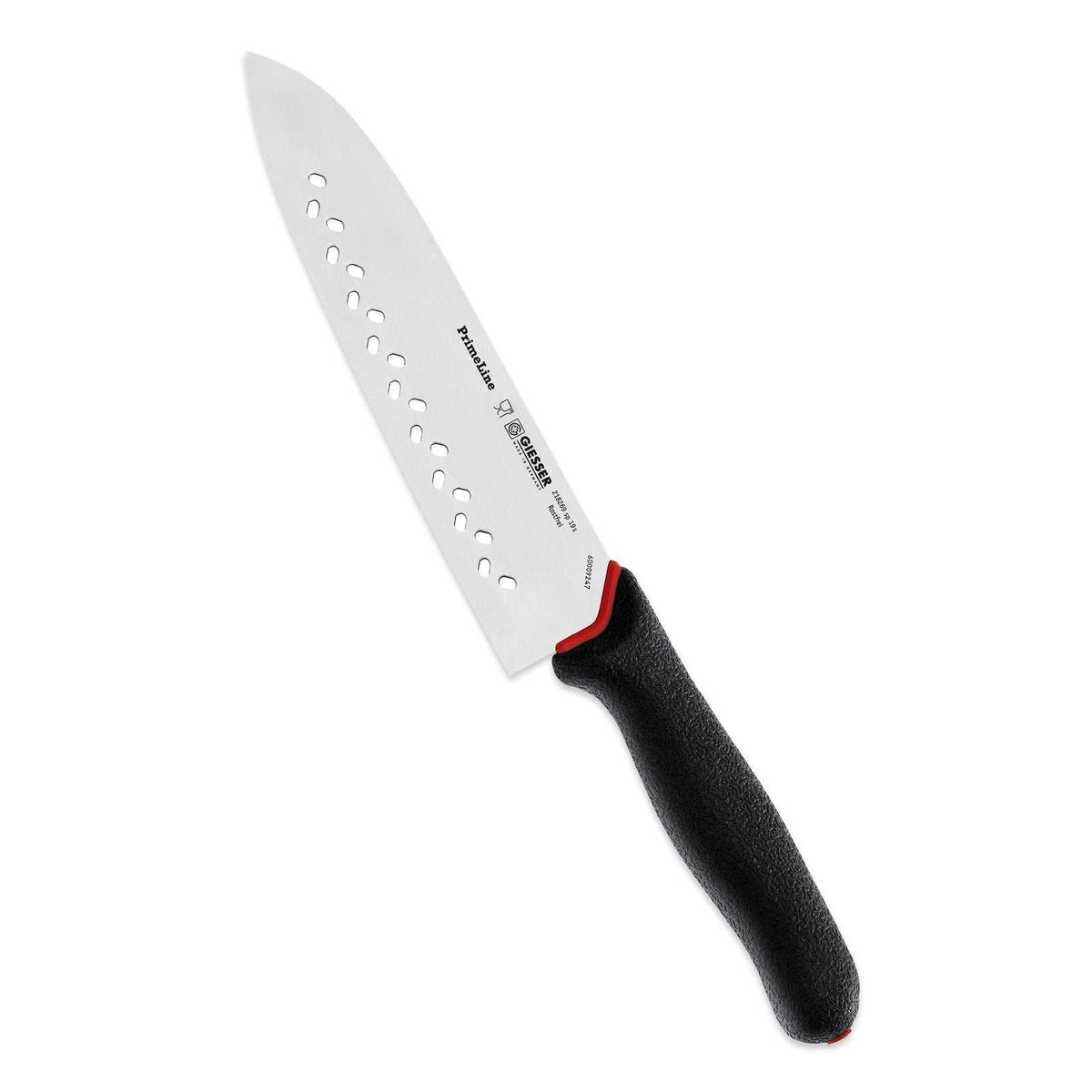 Giesser Santoku veitsi 19 cm, japanilainen kokkiveitsi kevennetyllä terällä ja ergonomisella PrimeLine-kahvalla ammattikäyttöön.