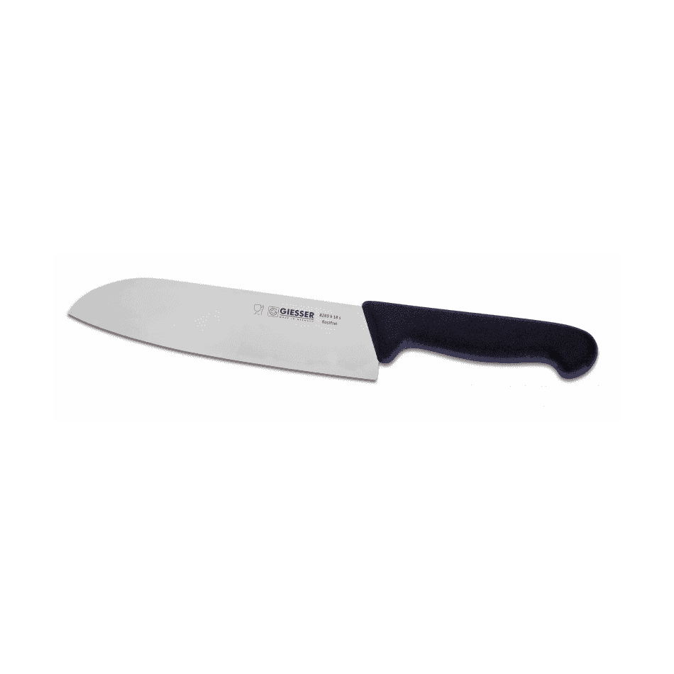 Giesser Santokuveitsi 18 cm - Santoku veitset keittiöön, ergonominen kahva ja kestävä kromi-molybdeeniteräs ammattilaiskäyttöön.