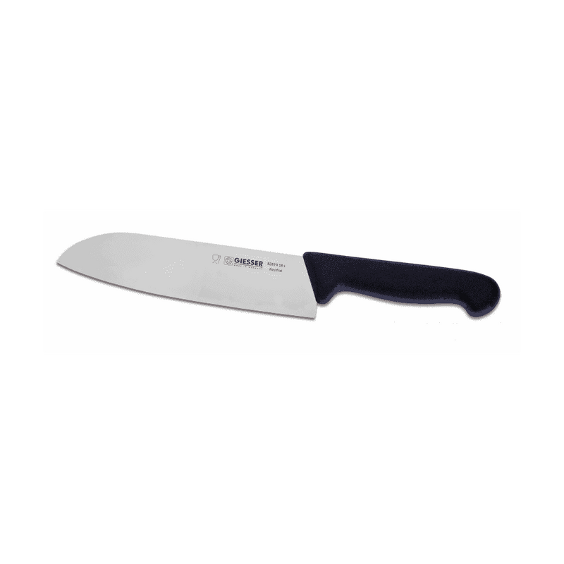 Giesser Santokuveitsi 18 cm - Santoku veitset keittiöön, ergonominen kahva ja kestävä kromi-molybdeeniteräs ammattilaiskäyttöön.