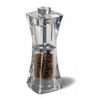 Cole & Mason Crystal Pippurimylly Akryyli, 12,5 cm korkea kirkas maustemylly karkaistulla teräsmekanismilla. Tyylikäs keittiöväline maustamiseen.