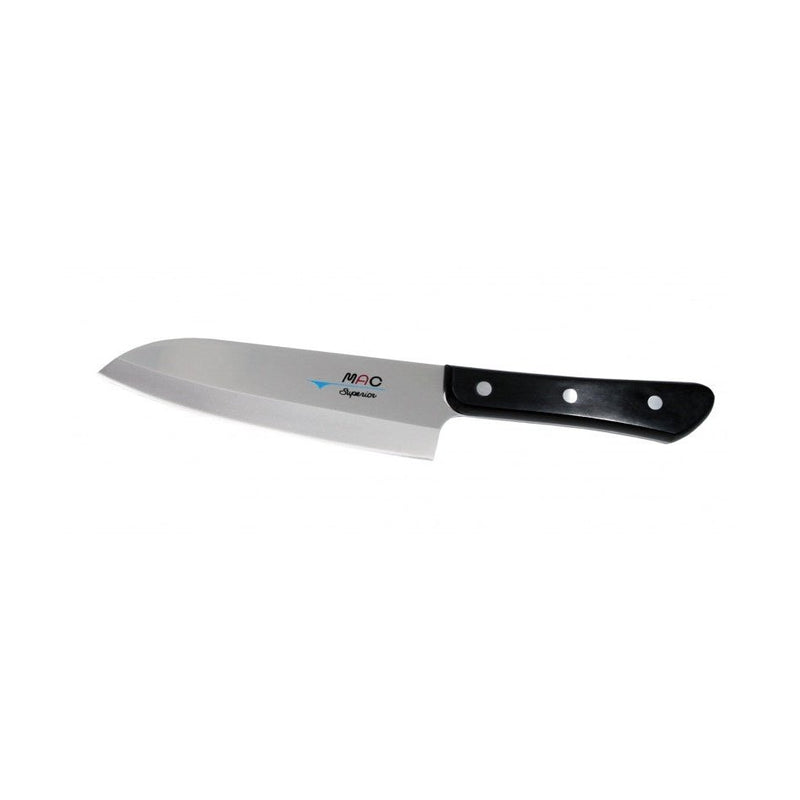 MAC Superior santoku SK-65 17 cm santoku-veitsi, musta kahva