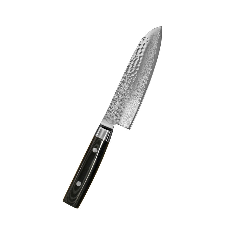 Yaxell Zen Santokuveitsi - Parhaat japanilaiset veitset, 37-kerroksinen damascus-terä, tasapainoinen ja tarkka veitsi ruoanlaittoon.