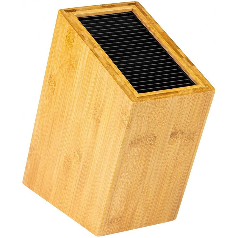 Grunwerg Veitsitukki Bambu vino malli, tilaa 8 veitselle. Bambupuinen säilytysteline keittiöön ilman veitsiä.